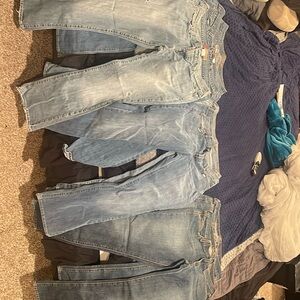 7 Pair!  Boot cut, size 10 regular, Old Navy jeans.